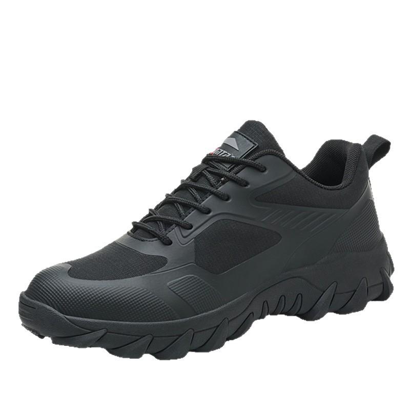 Men's Summer Steel Toe Work Safety Shoes: Breathable, Anti-Smash, Anti-Puncture, Insulated Labor Protection Footwear