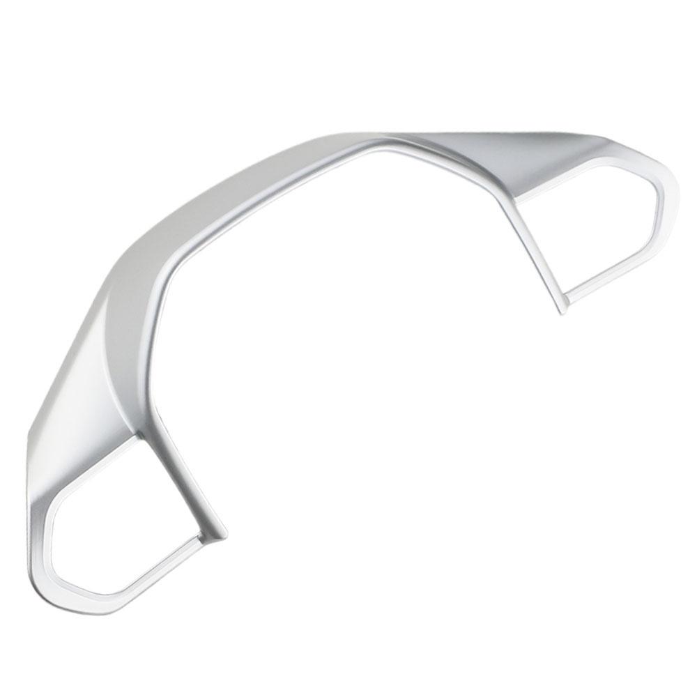 

For Peugeot 208 E208 2024 Steering Wheel Panel Sticker Decorative Frame Cover Trim Interior Accessories серебряный