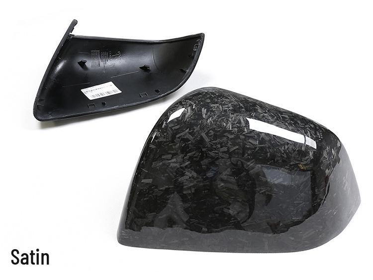 Suitable for Tesla Model Y: Carbon Fiber Rearview Mirror Cover Replacement