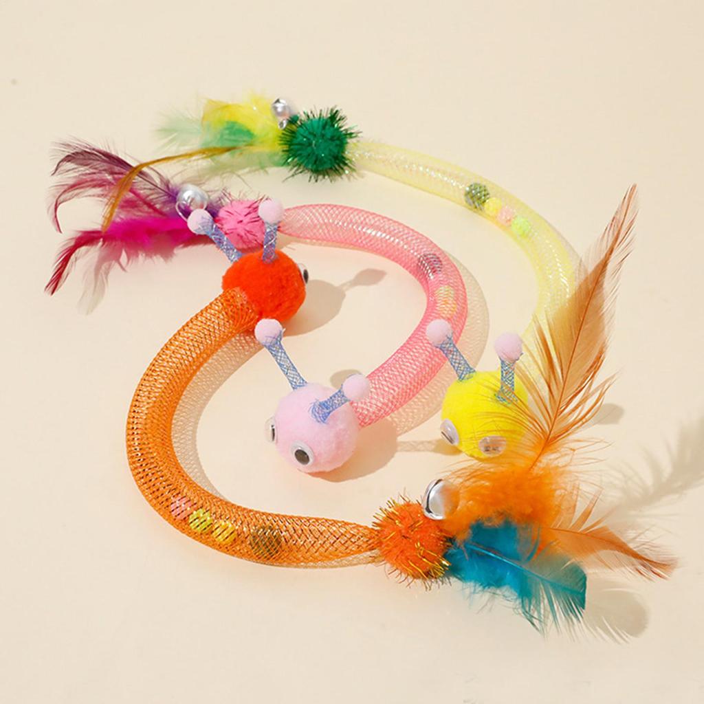 Cat Spring Catnip Toys With Bell Catnip Cat Teaser Spring Toys With Bell Stretchable Kitten Play Supplies For Physical