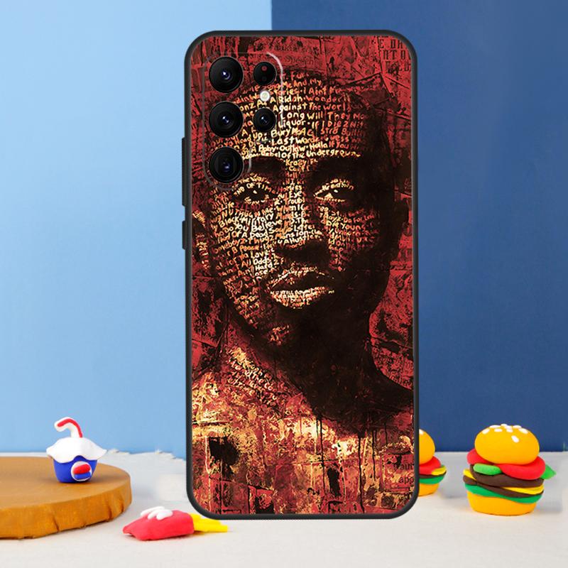 Tupac 2pac Shakur Phone Case For Samsung Galaxy S24 S25 Ultra S9 S10 S20 S22 S21 S23 Plus S24 FE Cover Coque