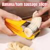 Affettatore Banana Prosciutto Frutta Ultra-sottile Manuale Creativo Multifunzione Taglierina Melone Taglio Artefatto Cucina Strumento Speciale