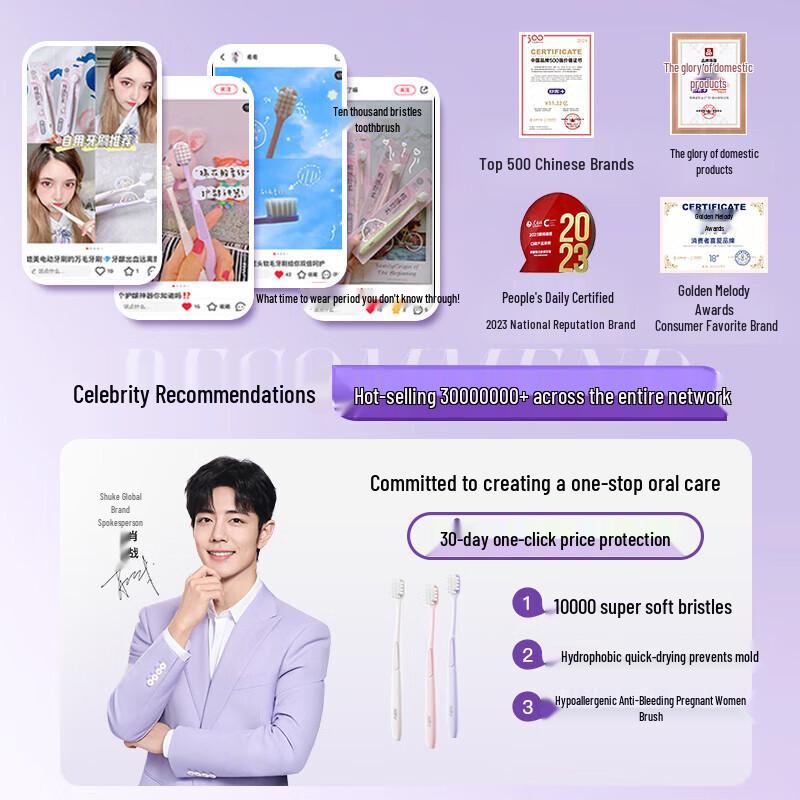 Shuke Gum Care Adult Toothbrush