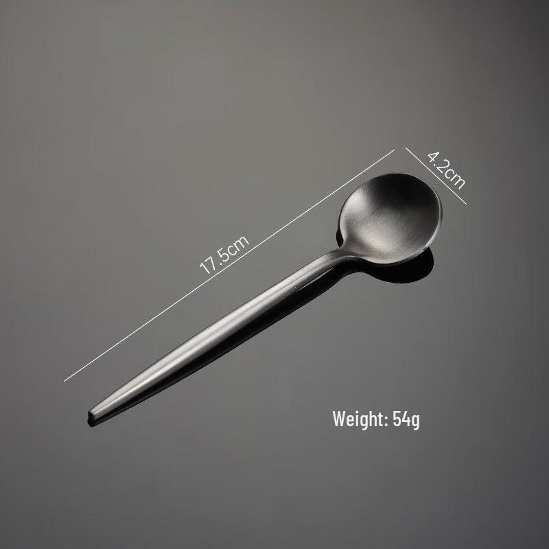 

Qianxing Portugal Style Stainless Steel Dessert Spoon Set