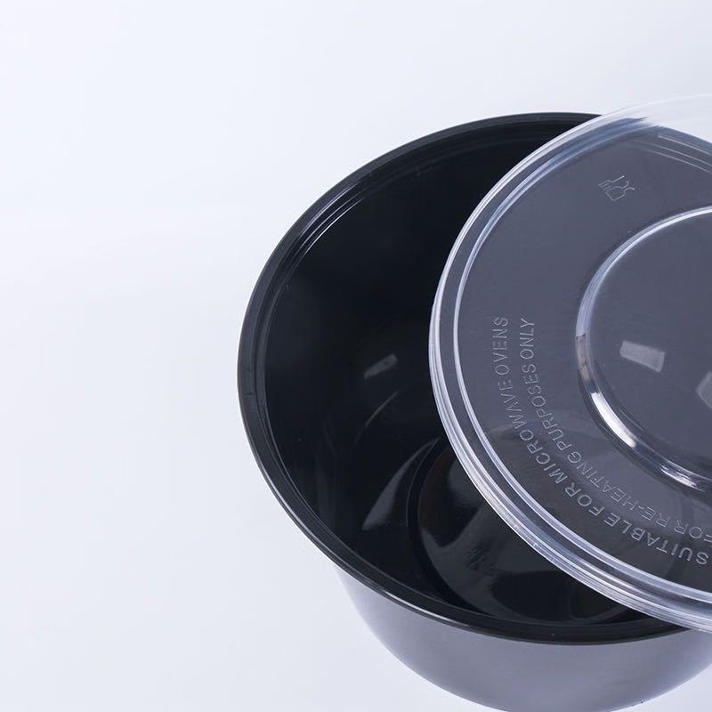 Chu Rong Thickened Round Disposable Takeaway Meal Box