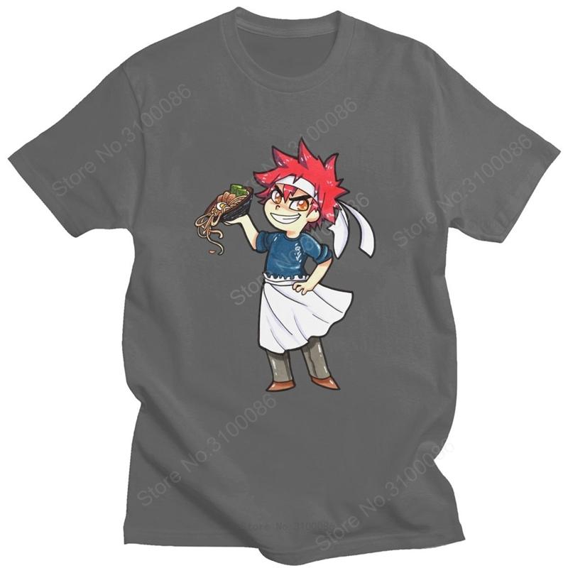 Funny Japanese Anime Food Wars T Shirt Unisex Cotton Unisexga Tshirt Short Sleeved Unisexga Shokugeki No Soma Yukihira Tee Clothing