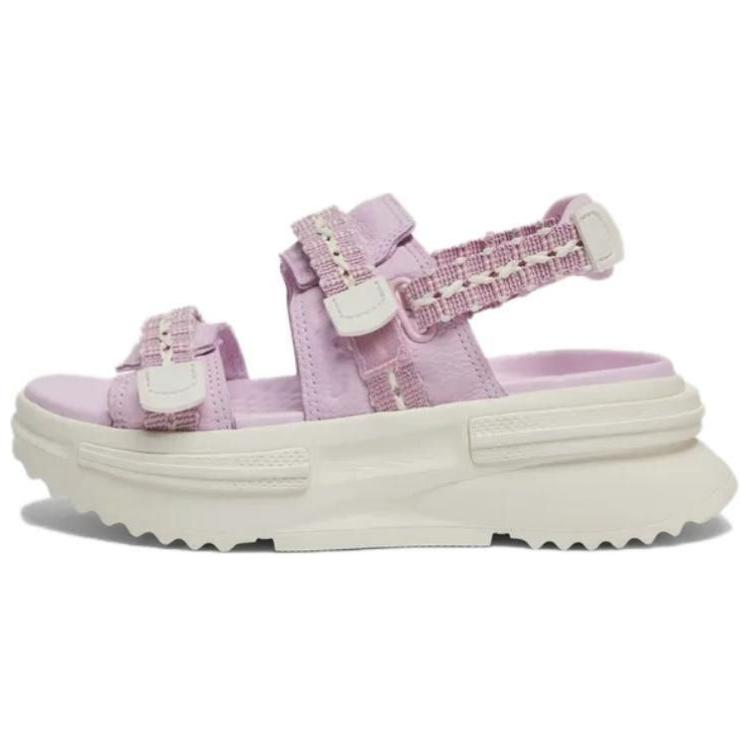 Converse Run Star Utility Sandal CX Comfortable Casual Non-Slip Beach Sandals Unisex Pink Purple