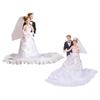 Wedding Cake Topper Bride and Groom Set Accessories Decorative Resin Romantic