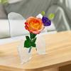 Klarer Acryl-Schmetterlings-Vase Dekorative Acryl-Klare Vase für Zuhause Schmetterlingsförmige Einzelblumen-Vase für Kinder Erwachsene Freunde