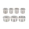 1/8 "1/4" 3/8 "1/2" 3/4 "1" 1-1/4 "NPT Männlich Zu Weiblich Gewinde 304 Edelstahl Reduzierbuchse Reduziert Rohr Fitting Anschluss