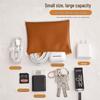 Portable Lipstick Pouch with In-Ear Earphones and Retractable Charger Cable
