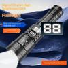 Super Bright Flashlight Rechargeable Led Torch Long Range Tactical Lamp For Outdoor Waterproof Camping Fishing Lantern