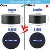 6/12 Pcs 3D Lamps Base LED Night Light DIY Clear Acrylic Sheets RGB Color Remote USB Cable Light Stand Decor Room Christmas Gift