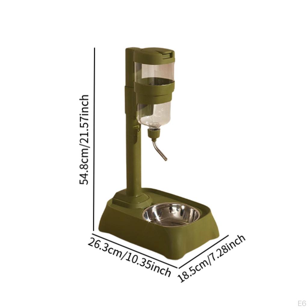Automatyczny Poidło dla Zwierząt, Miski dla Psa, Zawierające Jedzenie, Podpórka na Butelkę, Podajnik Pokarmu