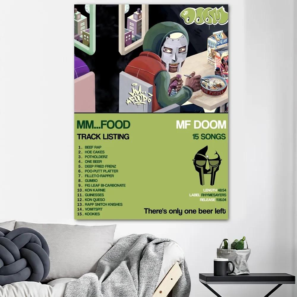 MF DOOM Musik Pop Albumcover, HD Leinwanddruck Poster, Zuhause, Wohnzimmer, Zimmer, Büro Dekorationsgemälde