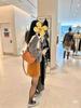 2026 New Style Spanish Women's Saddle Bag: Magnetic Flap, Stitch Detail, Versatile Single Shoulder or Crossbody