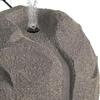 Fontanna solarna do poidełka dla ptaków Fontanna skalna imitująca granit Pompa do poidełka dla ptaków zasilana energią słoneczną z 8 dyszami do oczka wodnego na zewnątrz Patio Ogród Akwarium