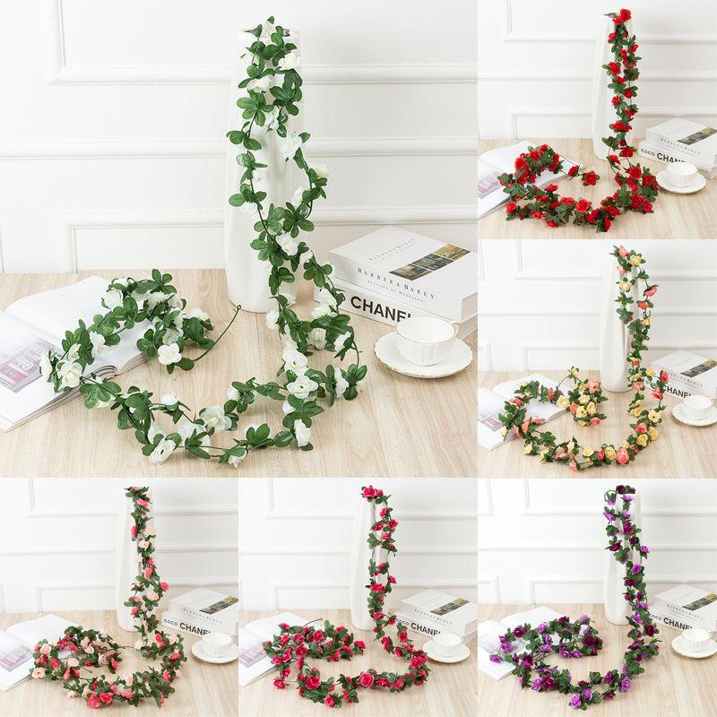 Vibrant 2.5m Artificial Flowers Spring Small Peony Ivy Leaf Vine Perfect For Wedding Decorations