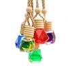 Car Interior Perfume Hanging Ornament - Long-Lasting Air Freshener & Aroma Diffuser for Rearview Mirror.