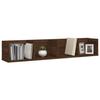 VidaXL Wall-mounted CD Shelf Brown Oak 100x18x18 Cm Engineered Wood 826619