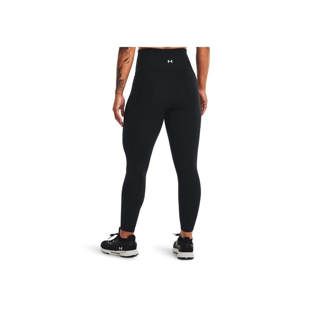 Under Armour High Waist Training Compression Fitness Pants Women bottoms Black 1372114-001