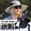 1Pcs Full Face Cover Fishing Hat Sun Cap Summer Hat Outdoor Anti UV Hiking Hat  Women Men