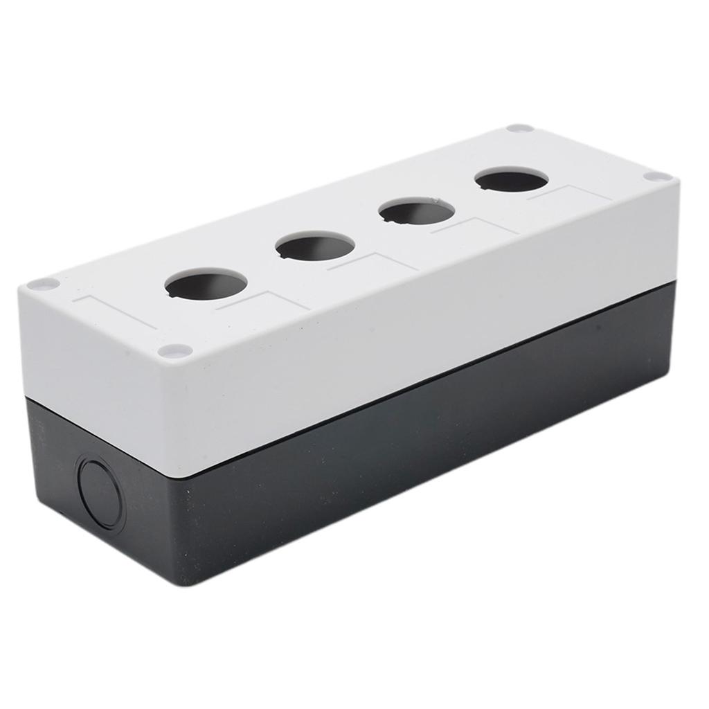 Industrial Control Button Box White IP65 Oxidation Resistance Waterproof 1 Pcs Dustproof Accessories Brand New