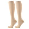 Stretchy Compression Socks Solid Color Leg Support Knee Sock Fashion Pain Relief  Women Men
