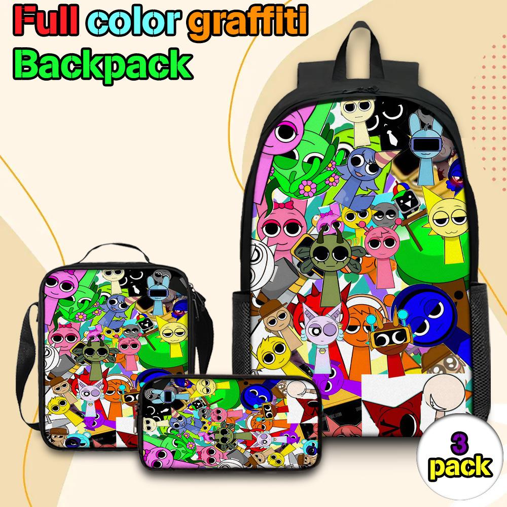Rhythmus Box Rucksack Grundschultasche Leichte Lastenreduzierung Kinderrucksack Umhängetasche
