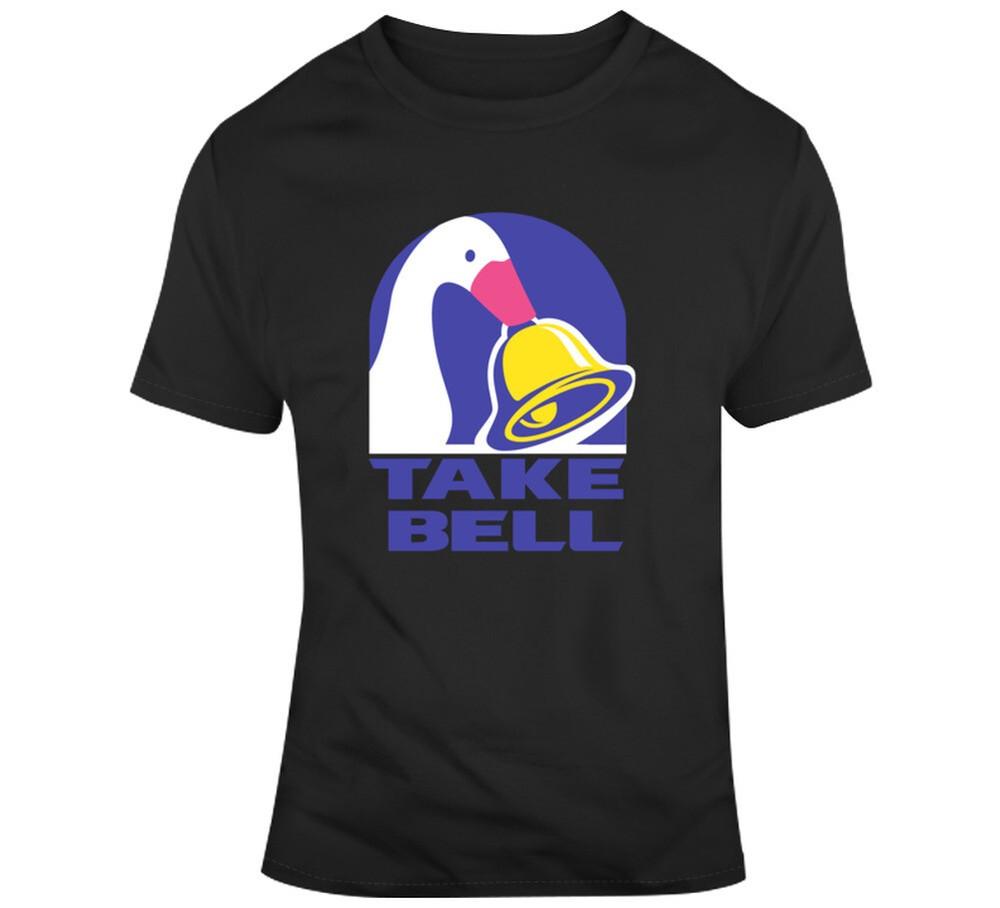 

Черная футболка с гусем XL