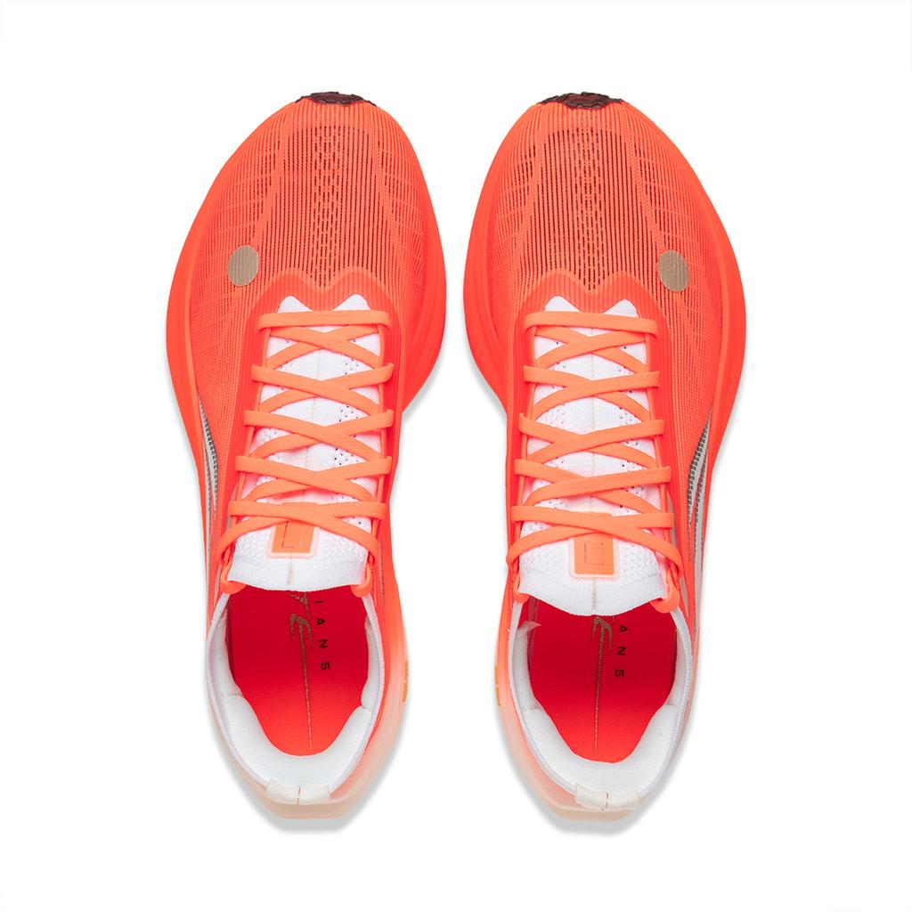 Li Ning Feidian 5 ELITE Cushioning Slip Resistant Rebound Low Top Carbon Plate Marathon Racing Running Shoes Unisex Red ARMV003-7