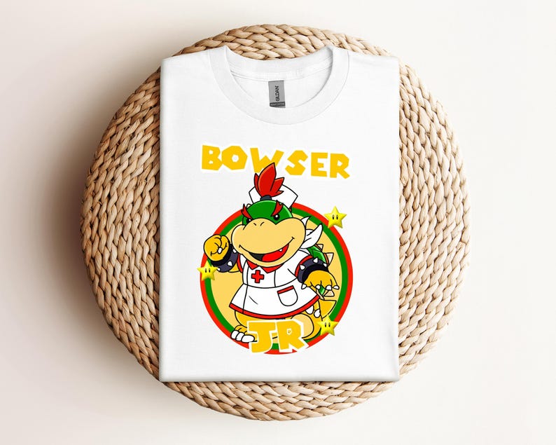 Super Mario nurse Bowser Shirt, Bowser Boss Shirt, Mario And Bowser Shirt, Bowser Bros, Super Mario Shirt, Super Mario Gift,Kid Birthday 100