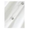 Women S Satin White Loose Fit Long Sleeve Shirt