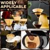 ABWR-For 8-12 Cup Drip And Pour Over Coffee Makers Compatible- 100-Pack Premium Unbleached 4-Cone Coffee Filters