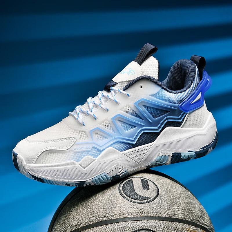 Basketballschuhe Herren Mesh atmungsaktiv rutschfest verschleißfest stoßdämpfend praktisch Kampfsport leichtgewichtige Laufschuhe Student leuchtend lässig sp