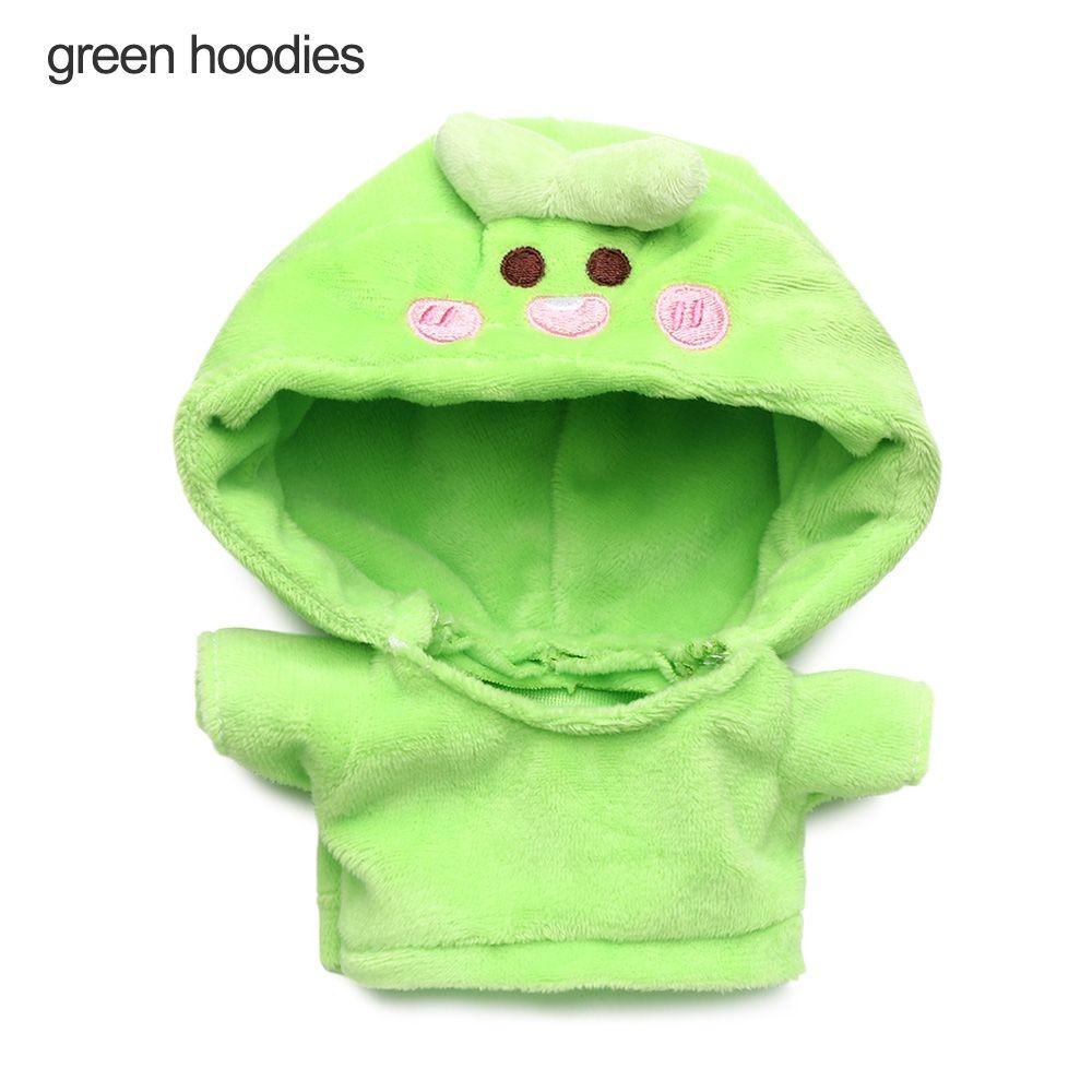 House Dolls Accessories Suspender Pants Doll Clothes Mini Animal Hoodies Cartoon Plush Shoes