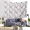 Cute Stethoscope Nurse Doctor EKG Pattern Tapestry Decor Art Aesthetic Tapestries for Living Room Home Wall Cloth Wall Hanging