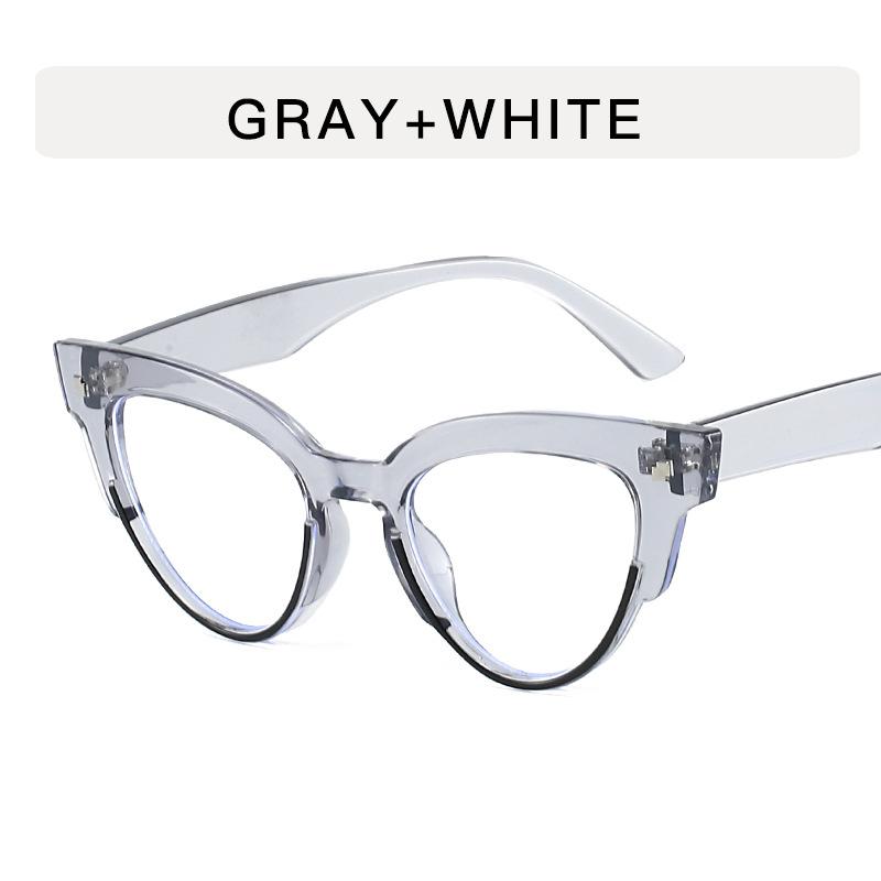 Cat Eye Shape Sunglasses Women Rivets Decoration UV Protection Men Sunglass Fishing Mountaineering Women's Sunglasses