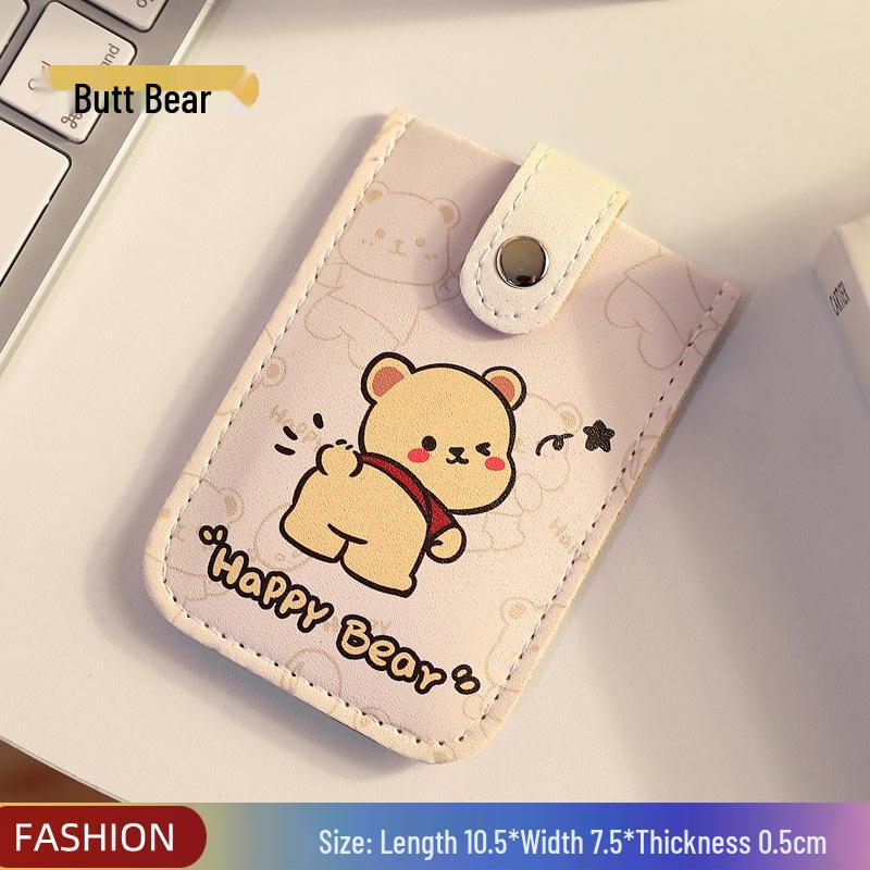 Stylish Multi-Slot Cartoon ID Card Holder - Large Capacity, Slim Design