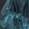 100x150cm Buntes Organza-Tüll-Gradient-Funkelndes Gewebe für Designer-Styling Glänzendes Kleid Bekleidungszubehör Bühnendekoration