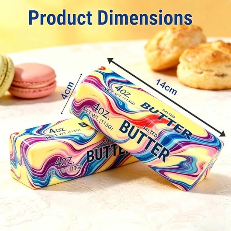 Colorful Slow Rising Squishy Butter Stick High Appearance Pu Stress Reliever Sensory Anti-Anxiety Fidget Gadget Gifts For Kids