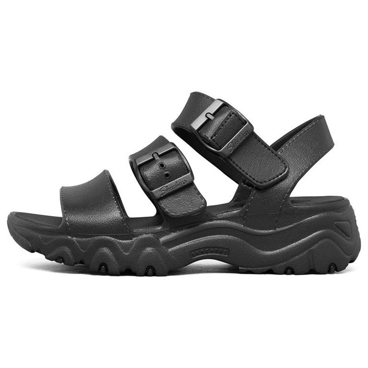 Skechers DLites 2.0 Comfortable Beach Sandals Women sandals Black 111061-BBK 38