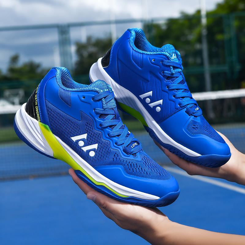 36-46 Párové Plus Size Tlumící protiskluzové prodyšné tenisové boty Volejbalové sportovní boty Badmintonové tréninkové boty