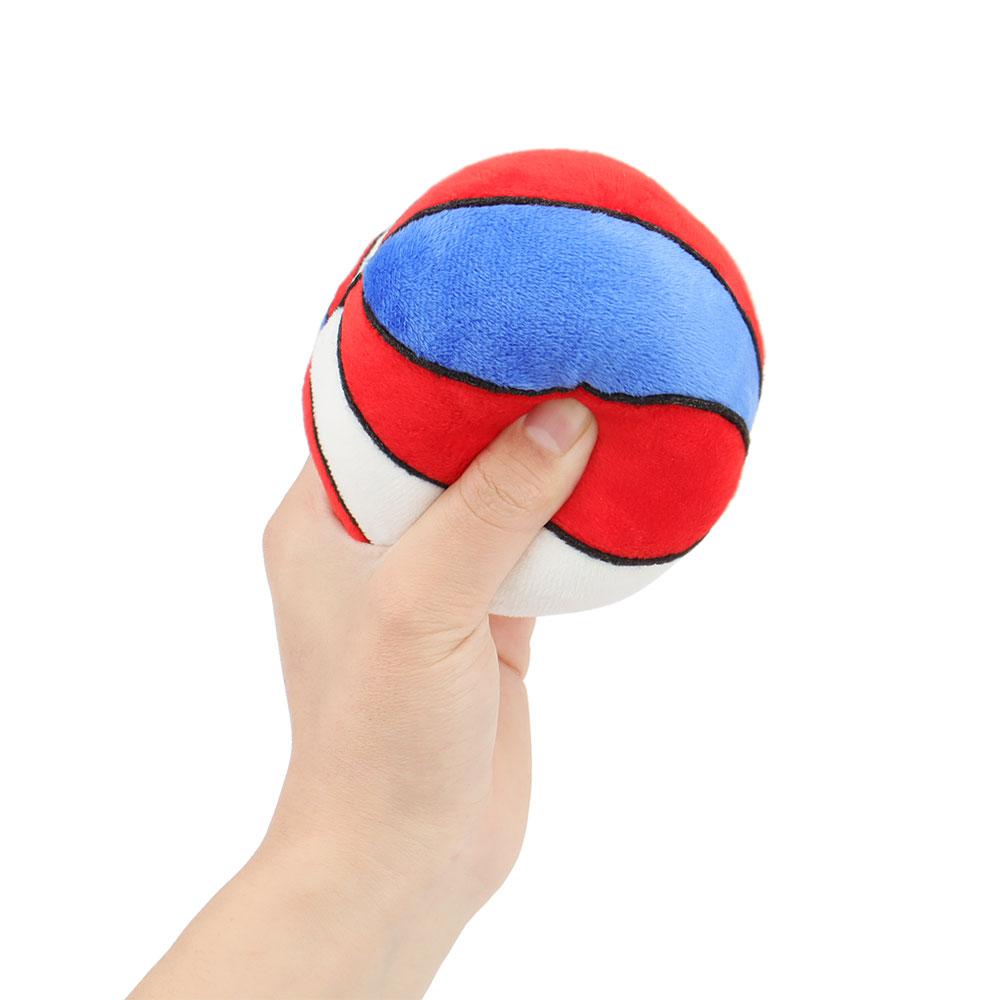 Ball Shape Plush Sound Dog Toy Puppy Chew Pet Squeak Toy For Small Medium Dogs