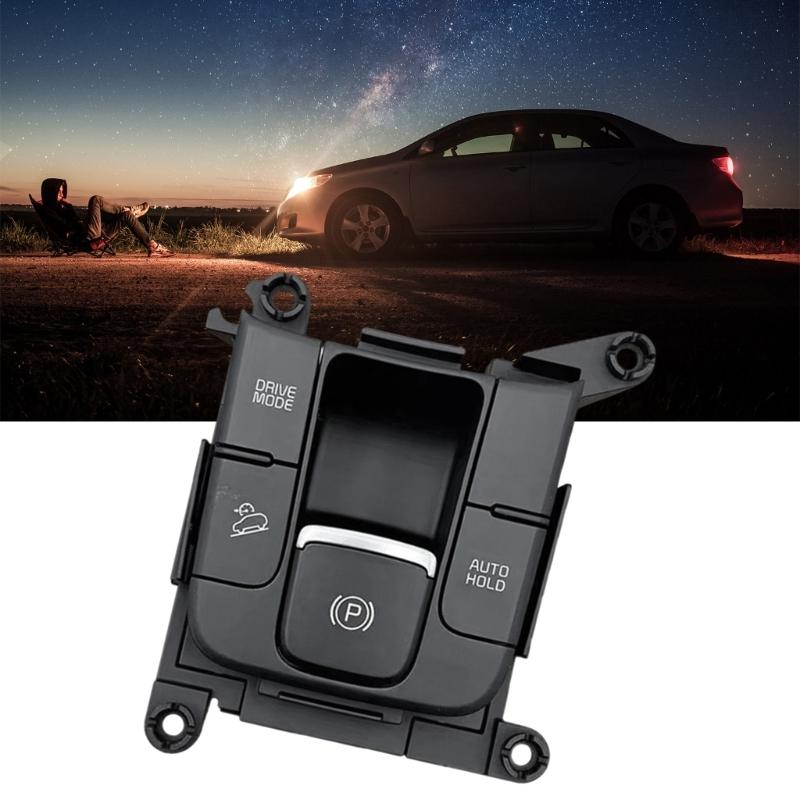 Elektrische Parkbremsschalter Stabile Leistung Start-Stopp-Knopf Elektronischer Handbremsenschalter Upgrades für Auto