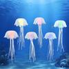 3Pcs Artificial Glowing Fluorescent Jellyfish Aquarium Decoration Fish Tank Underwater Plant Marine Aquatic Landscape Ornament