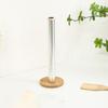 Durable Wooden Paper Towel Holder Anti-Skid Paper Storage Shelf  Bathroom
