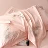Luxury Embroidered All-Cotton Four-Piece Duvet Cover Set for All Seasons