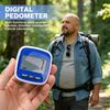 Front Screen Digital Pedometer for Walking Running Daily Activity with Distance and Calorie Readout and Movement View