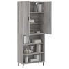 VidaXL Highboard Sonoma Grey 69.5x34x180 Cm Engineered Wood 3196089